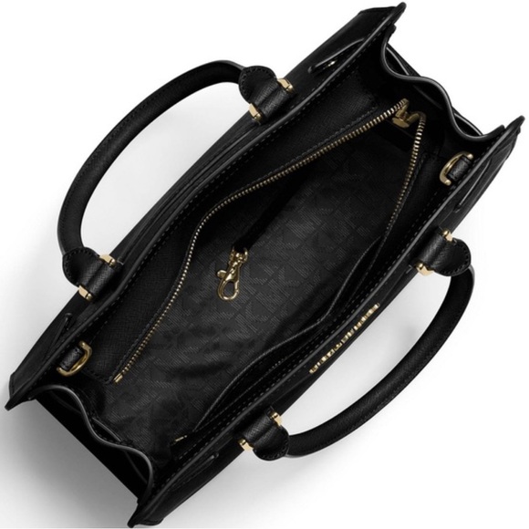 BLACK DILLON MICHAEL KORS HAND BAG - Picture 3 of 6